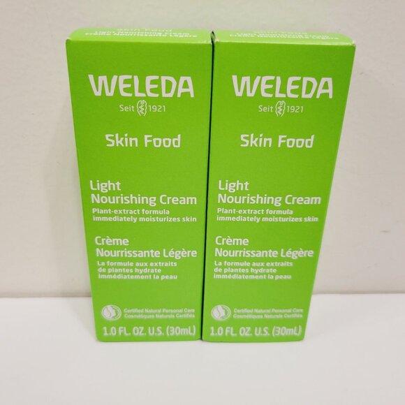 2 Weleda Skin Food Light Nourishing Cream 1.0 Fl Oz exp 08/2026 - Picture 1 of 5